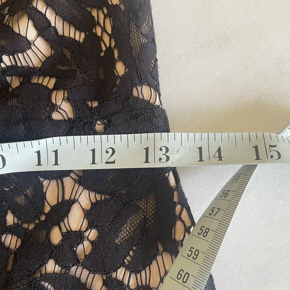 ASTR The Label Black & Nude Lace Overlay Sleeveless Mini Dress Size S Small NWOT - Picture 11 of 13
